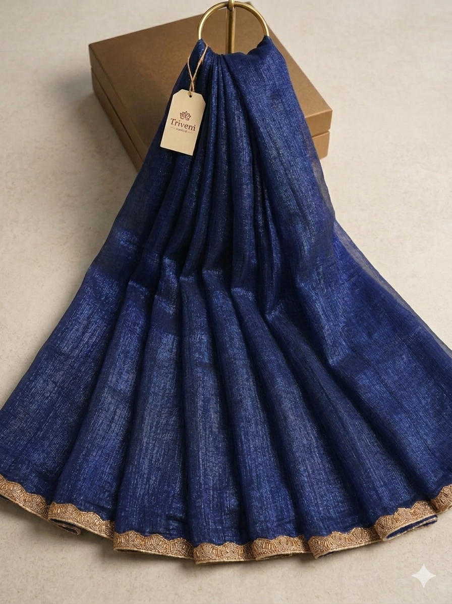 Silk saree - Royal Blue