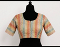 Multicoloured saree blouse -3043