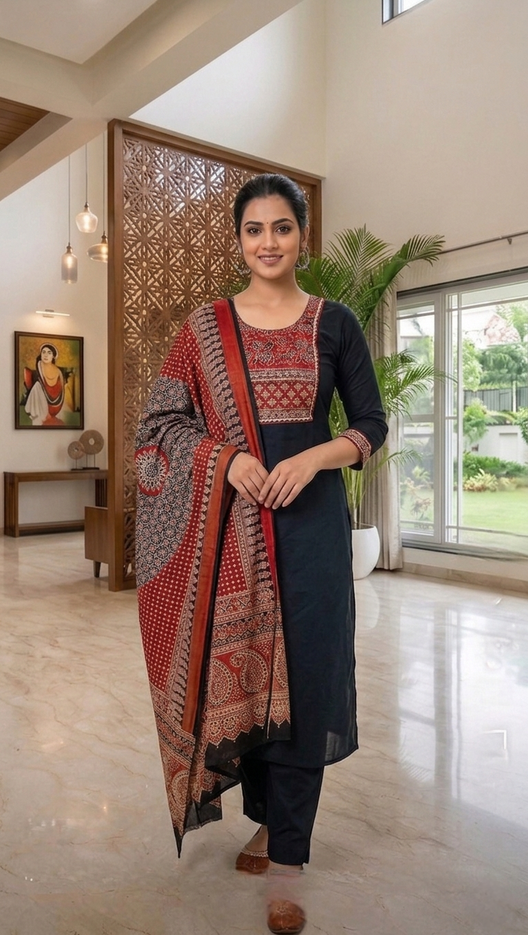 Salwar set - Black