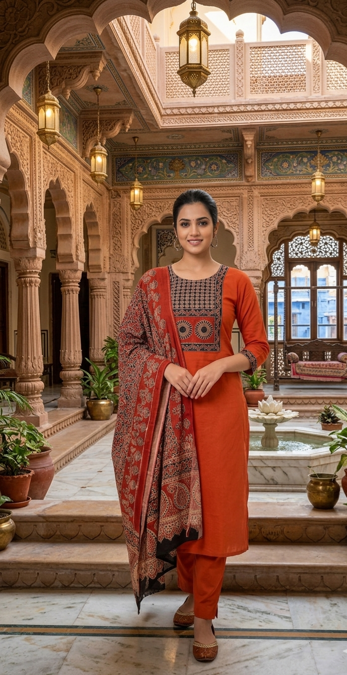 Salwar set - Red