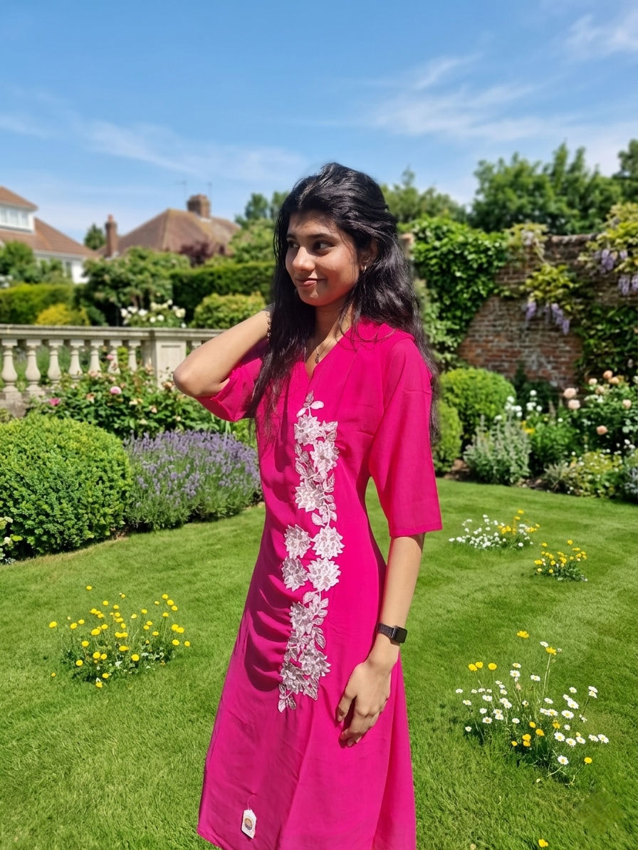 Kurthi pink