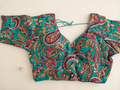 Designer saree blouse - Blue