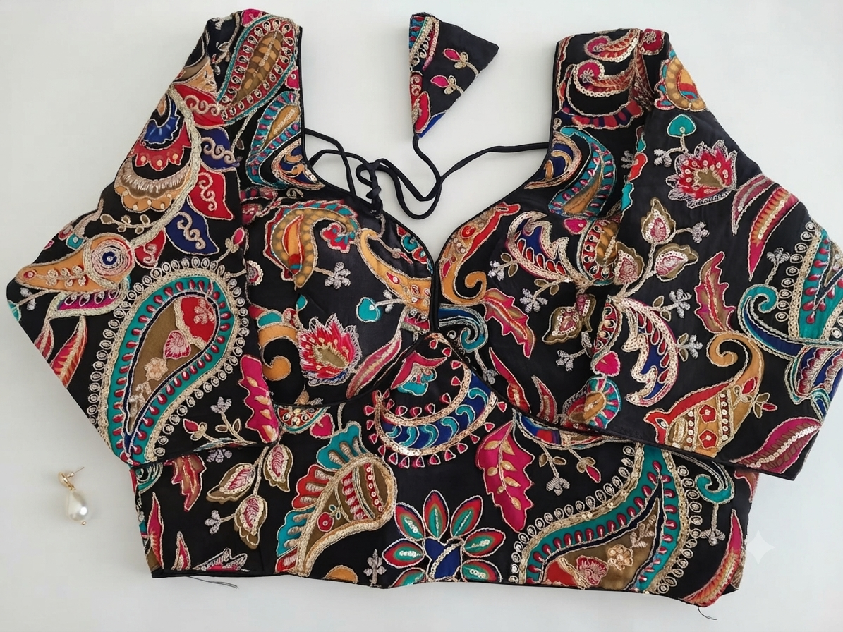 Designer blouse - Black