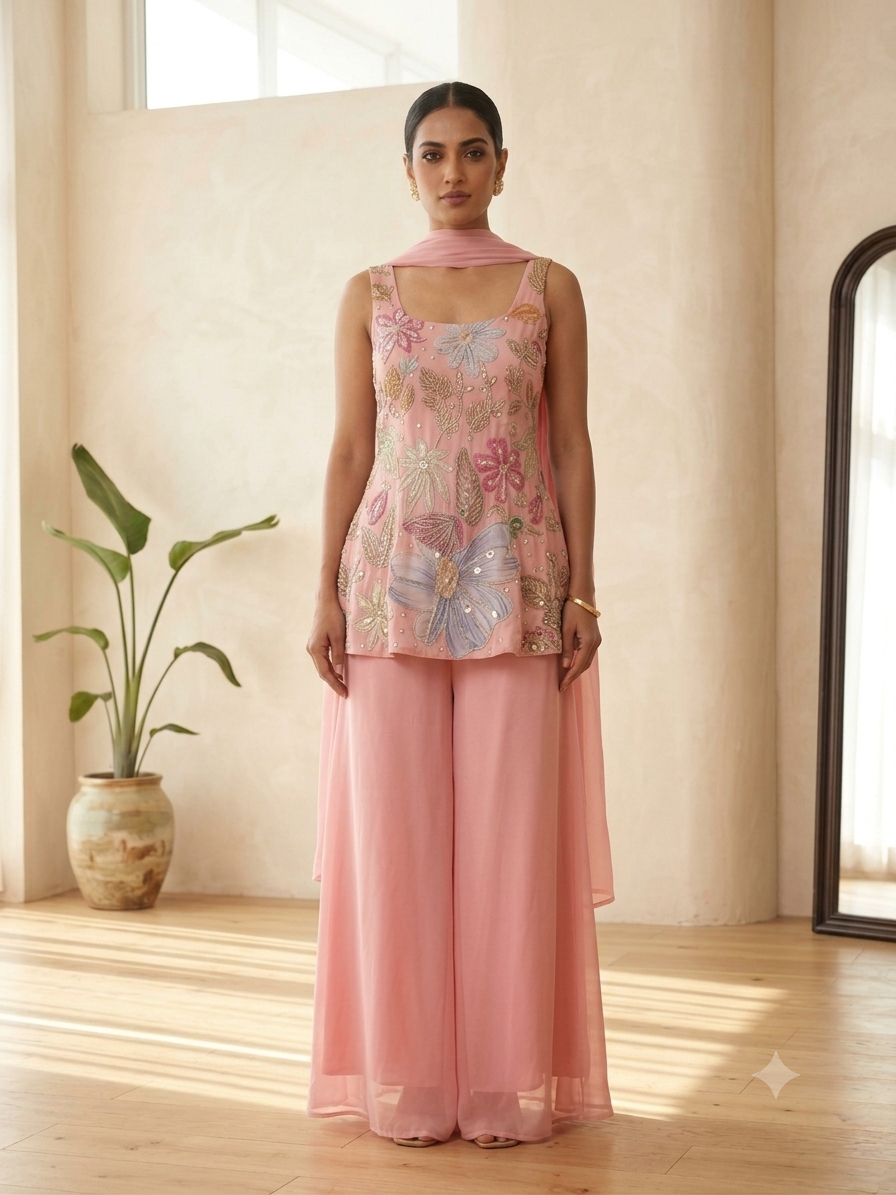 Premium Embroidered Lehenga Set. # Style 1