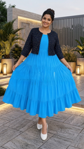 Kurthi top ( 2 piece set)- Medium