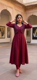 Kurthi top & Jacket -2 piece set- XL