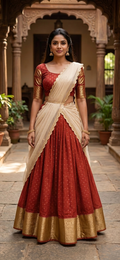 Premium Lahanga set 3 piece set. # style 25