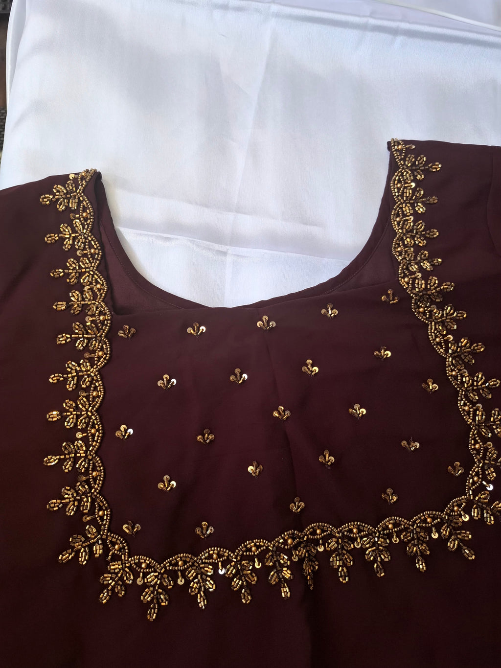 Kurthi with Duppatta - Coffeebrown