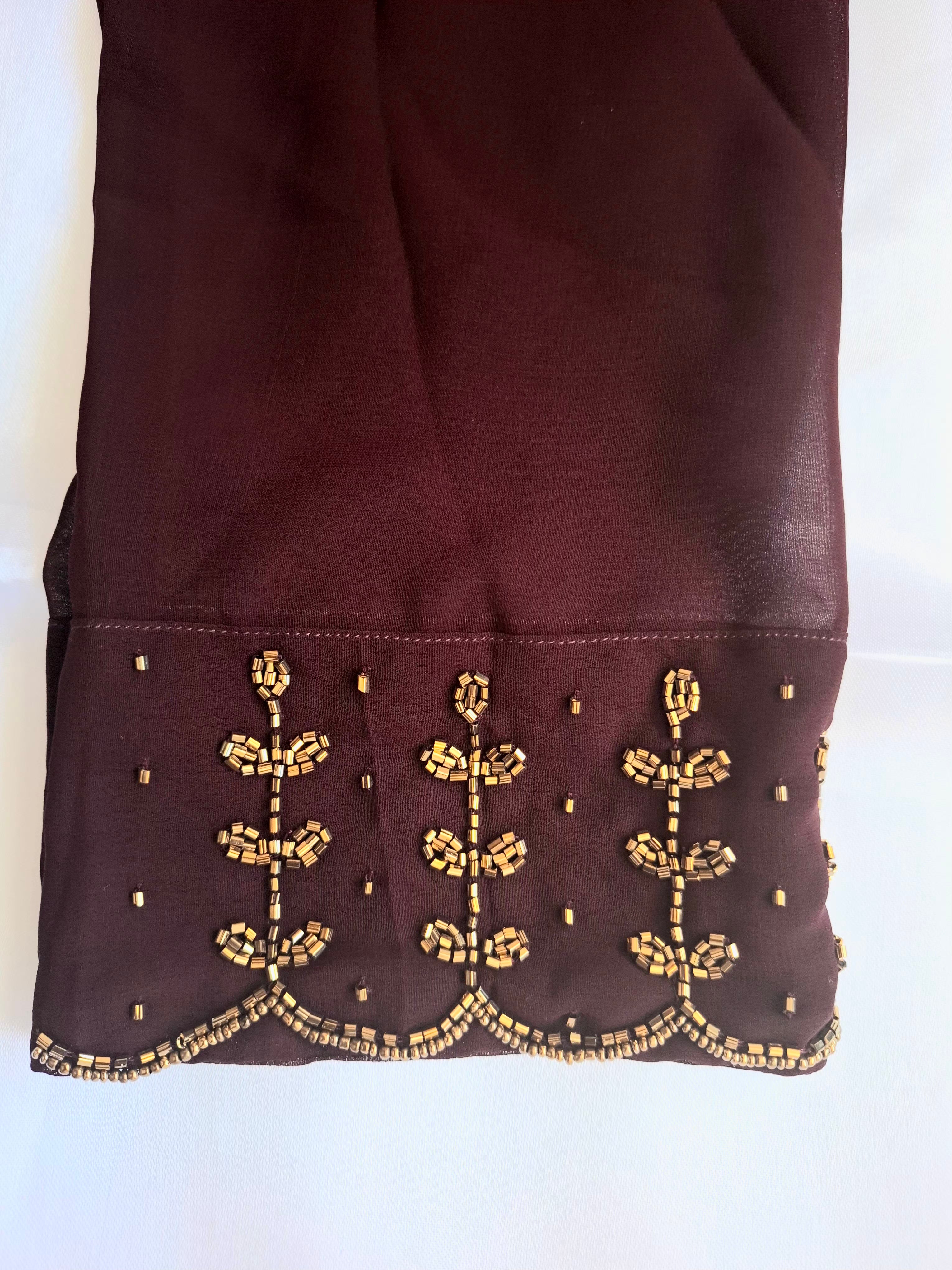 Kurthi with Duppatta - Coffeebrown