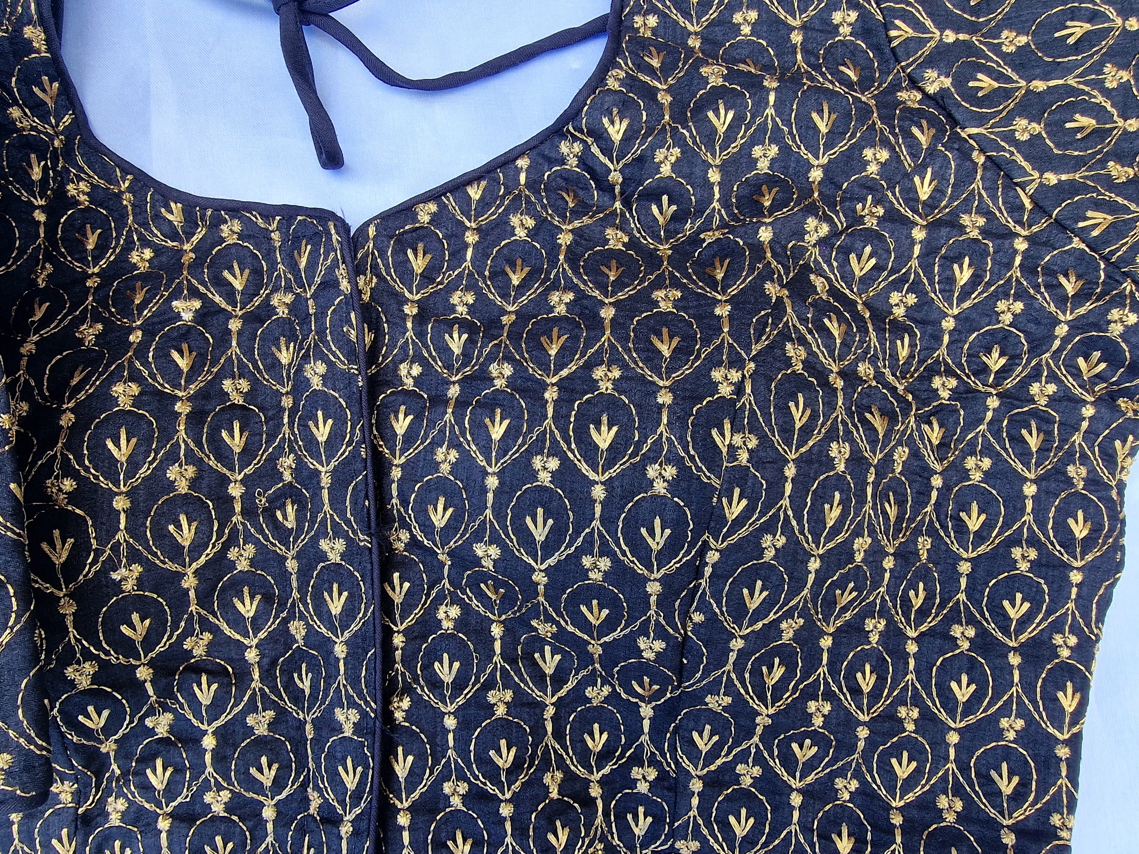 Blue designer readymade blouse