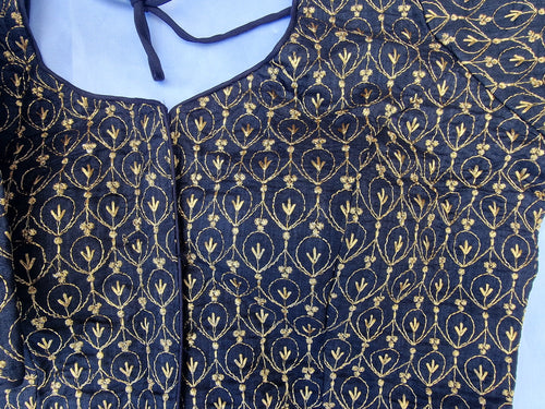 Blue designer readymade blouse