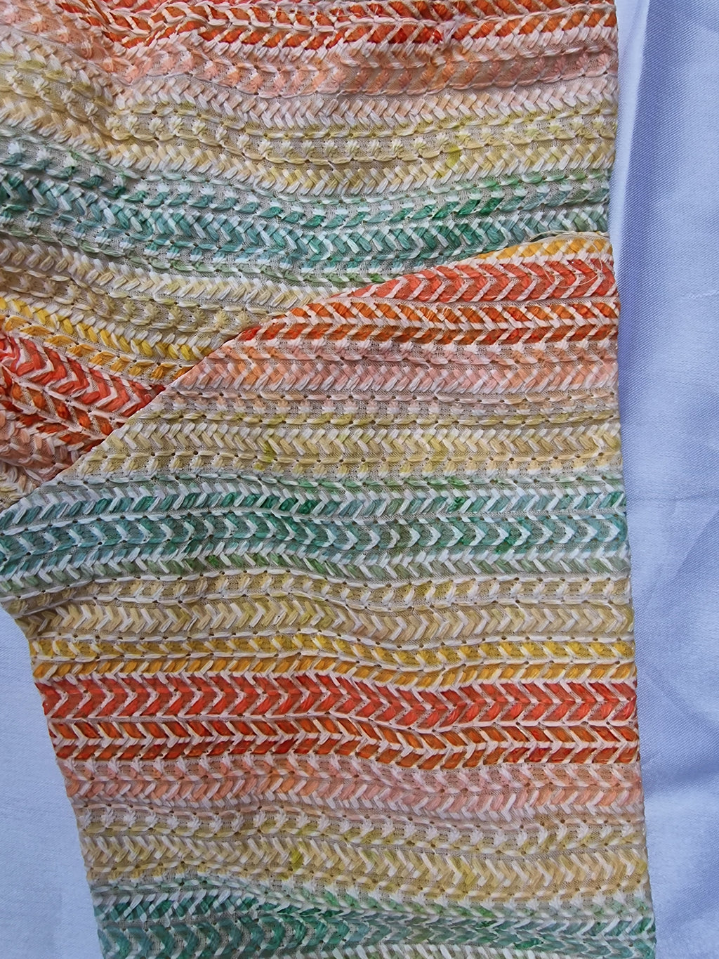 Multicoloured saree blouse -3043