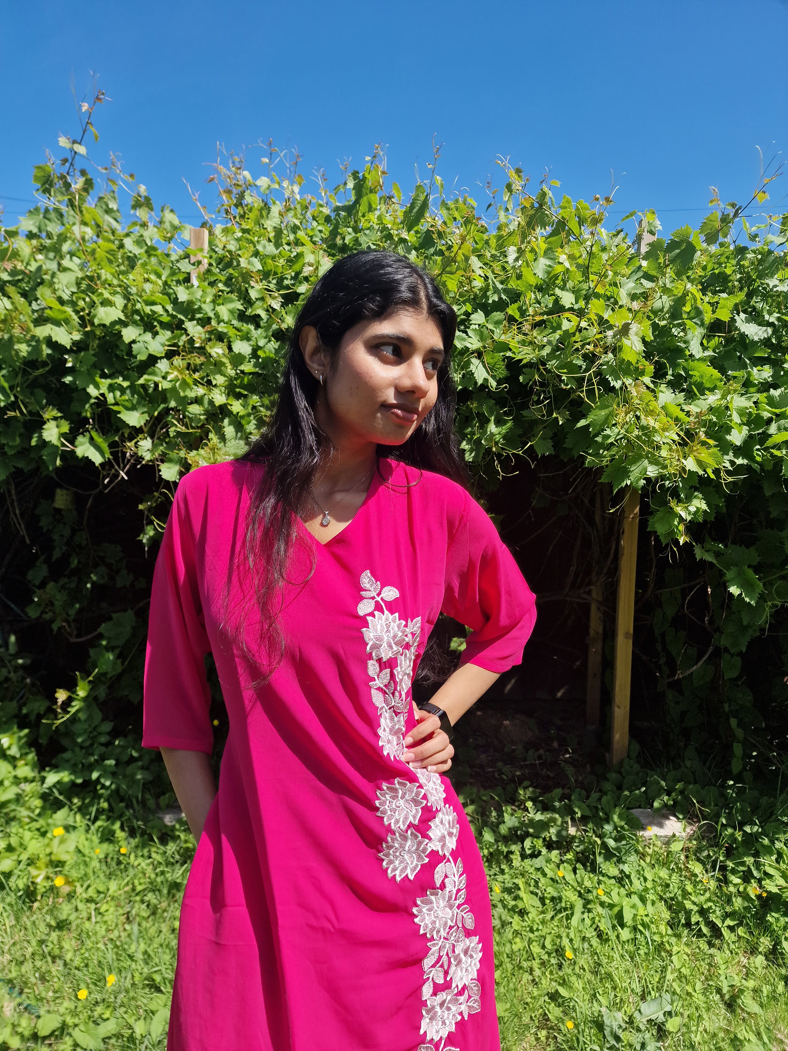 Kurthi pink