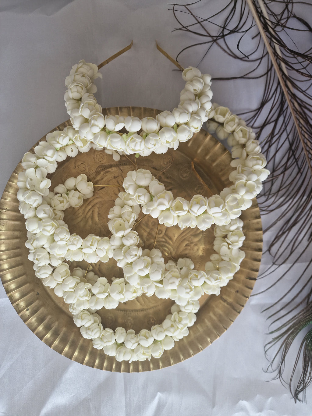 Premium Realistic Artificial Jasmine Flower with hairband for kids