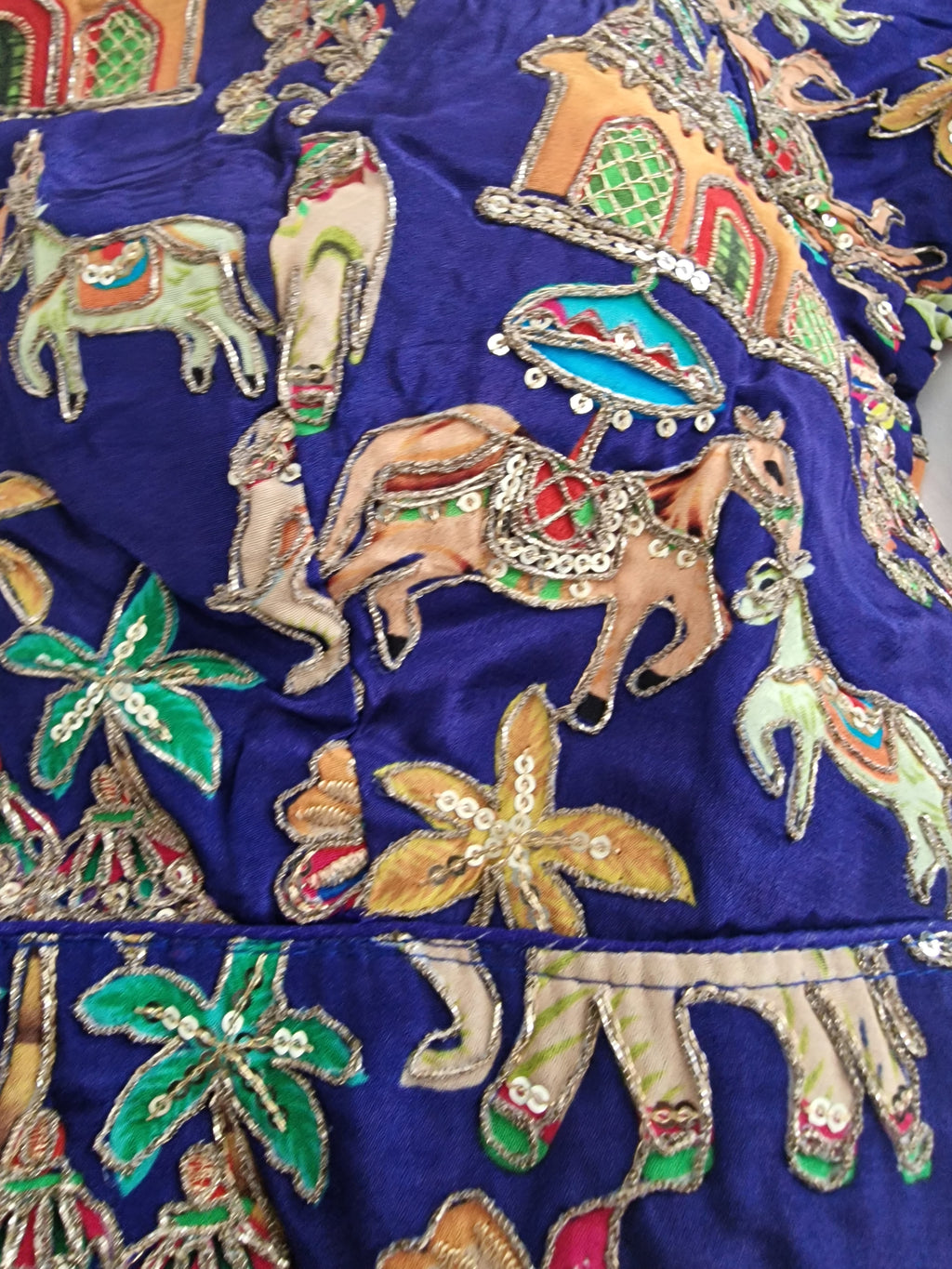 Designer Saree blouse Blue