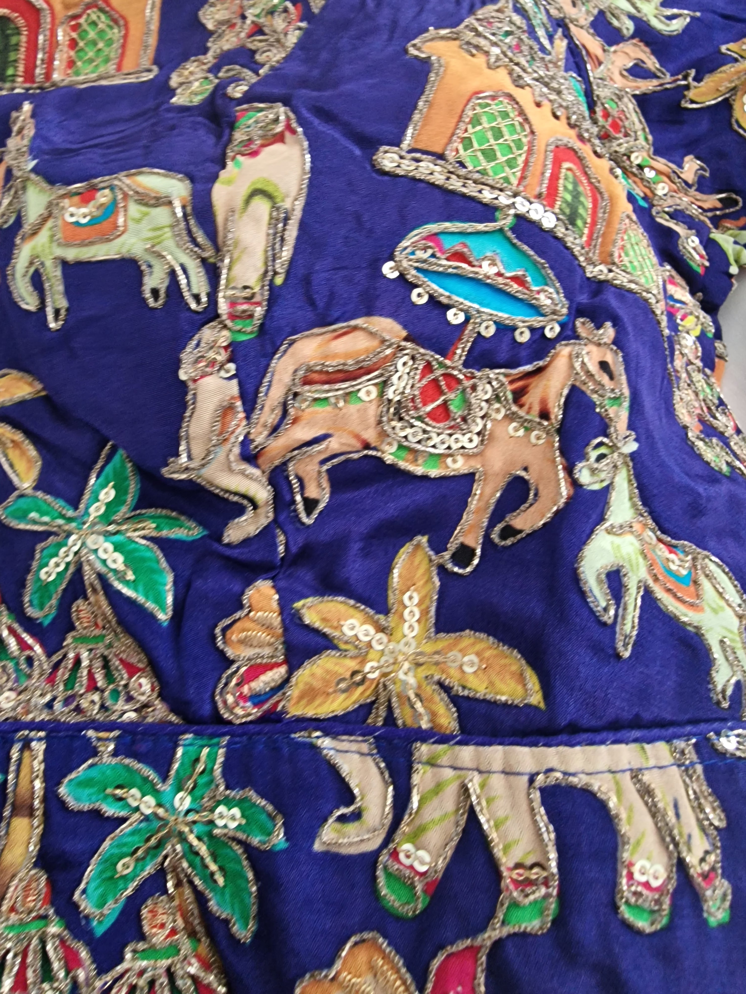 Designer Saree blouse Blue