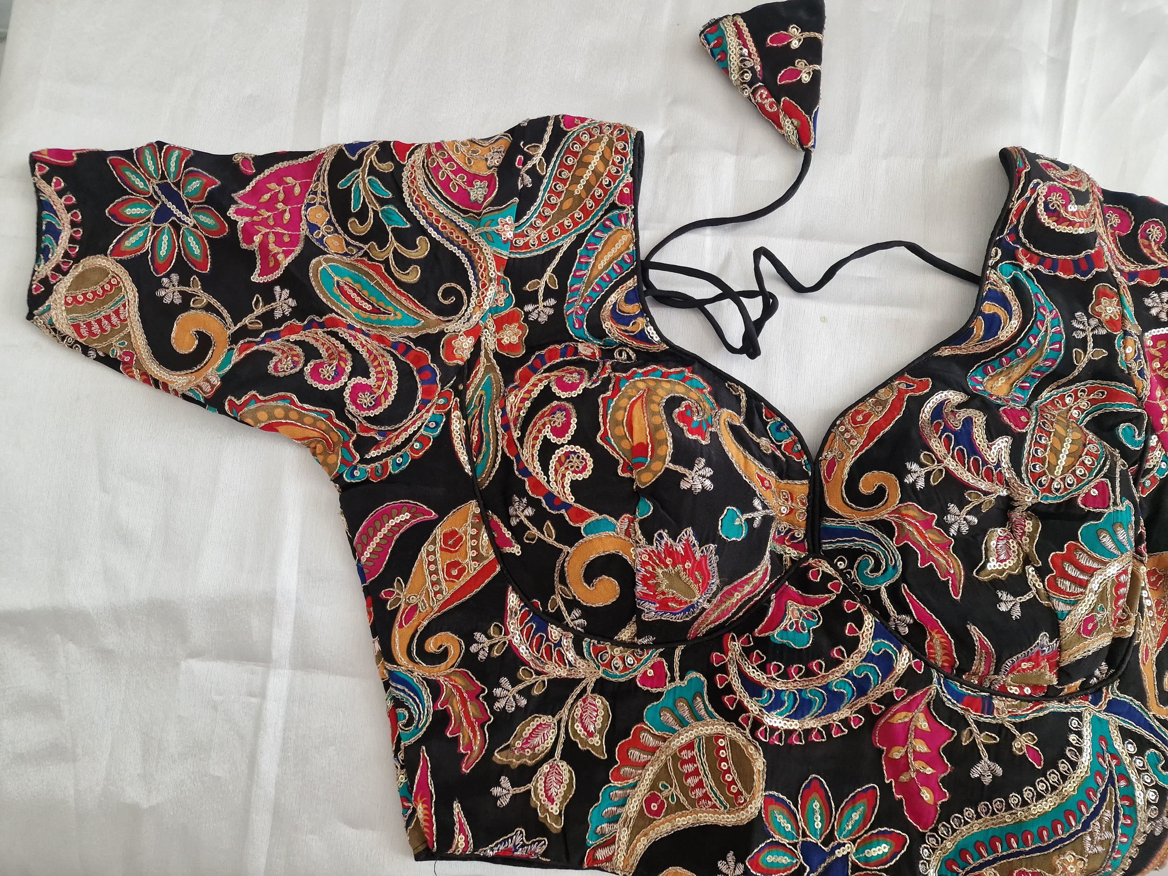 Designer blouse - Black