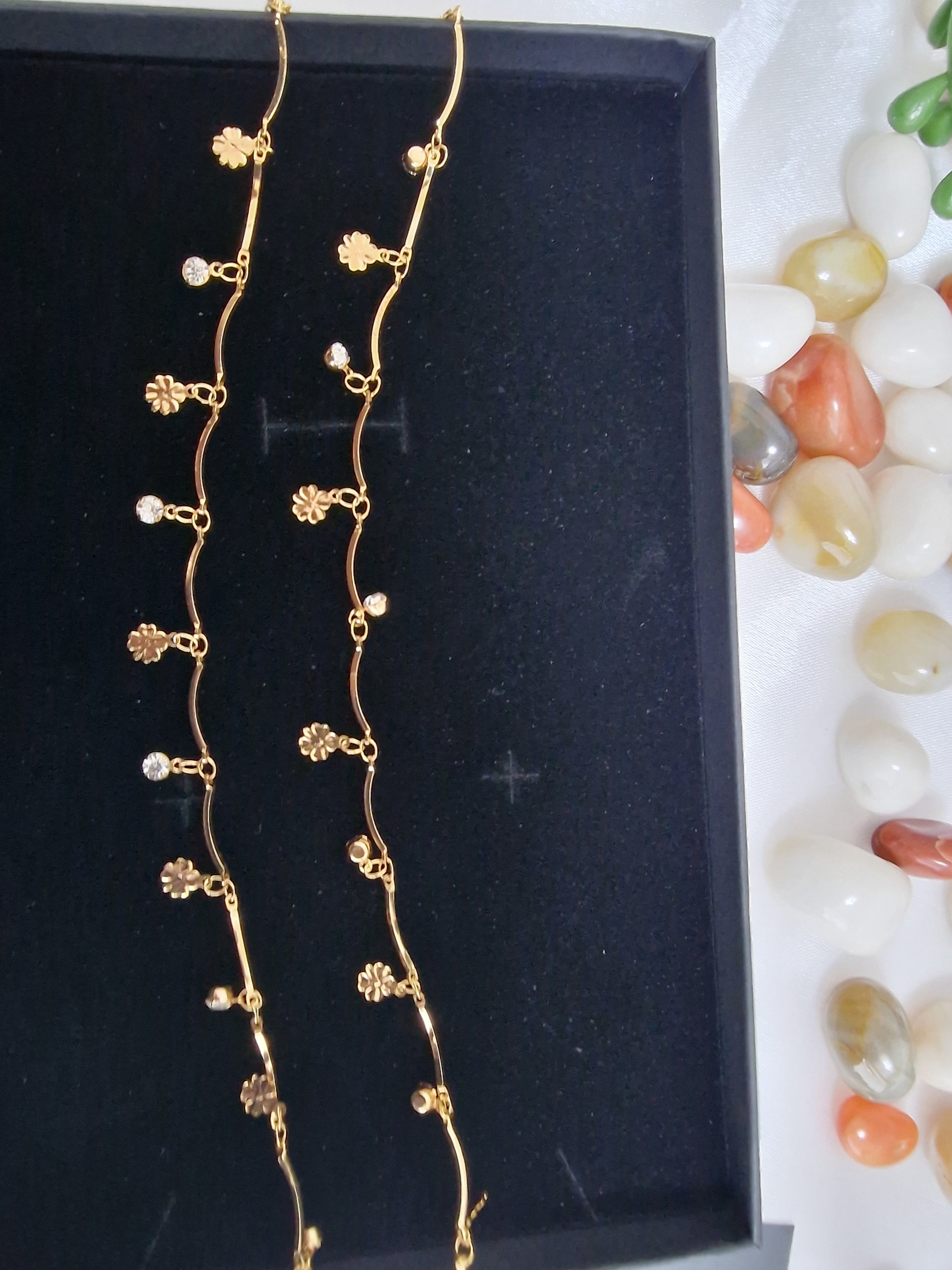 Charm Anklet / Ankle Bracelet (Set of 2)