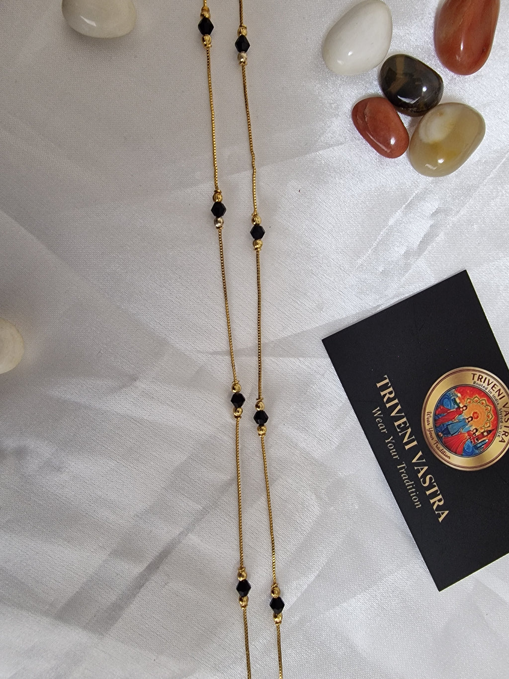 Charm beaded Anklet / Ankle Bracelet (Set of 2)