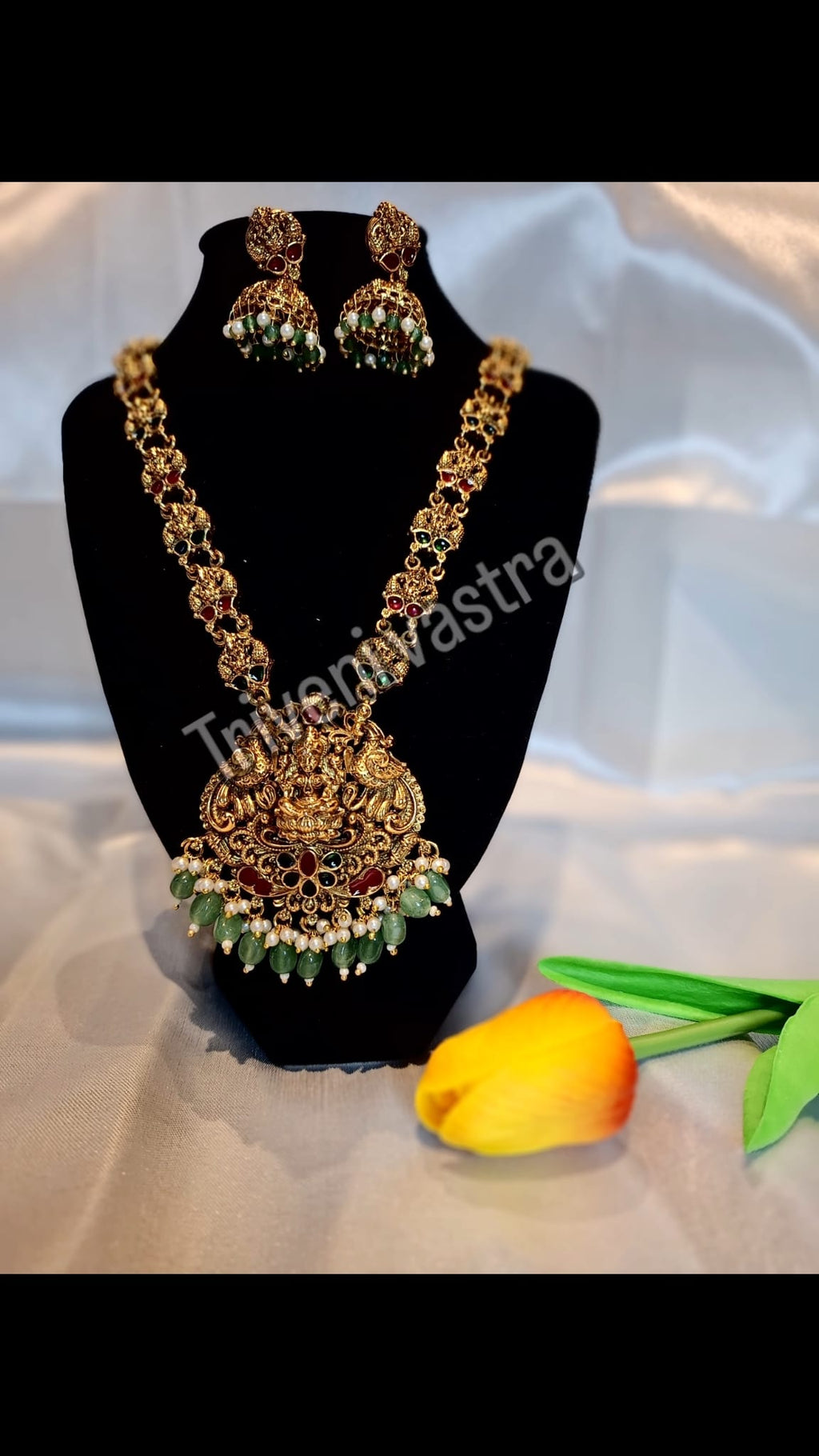 Long necklace with Goddess Pendant