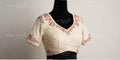 Designer Bridal /Partywear  Readymade saree Blouse- Offwhite