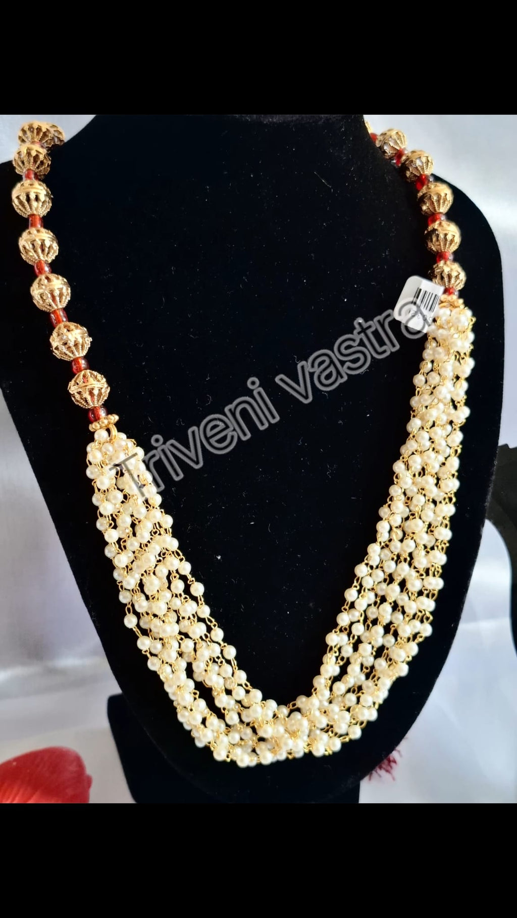 Long beaded necklace