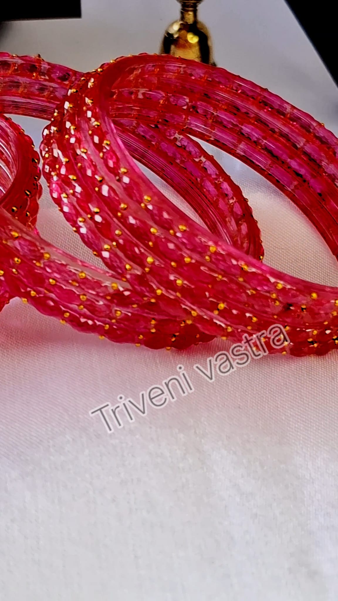 Glass bangles - Pink