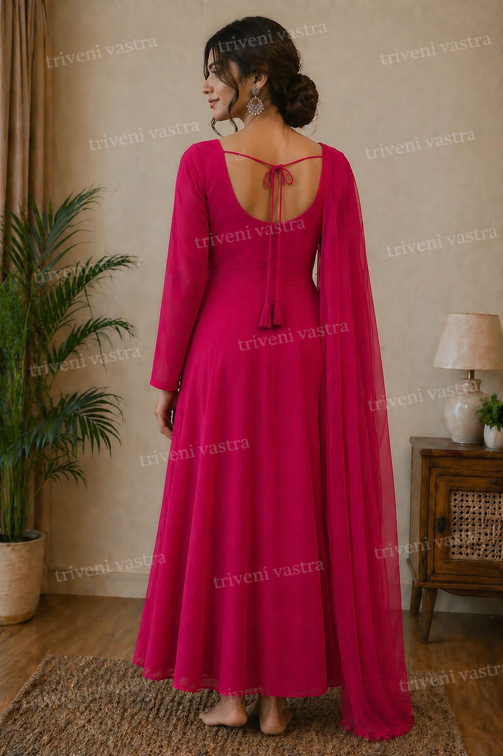 Kurthi with Duppatta -Ranipink