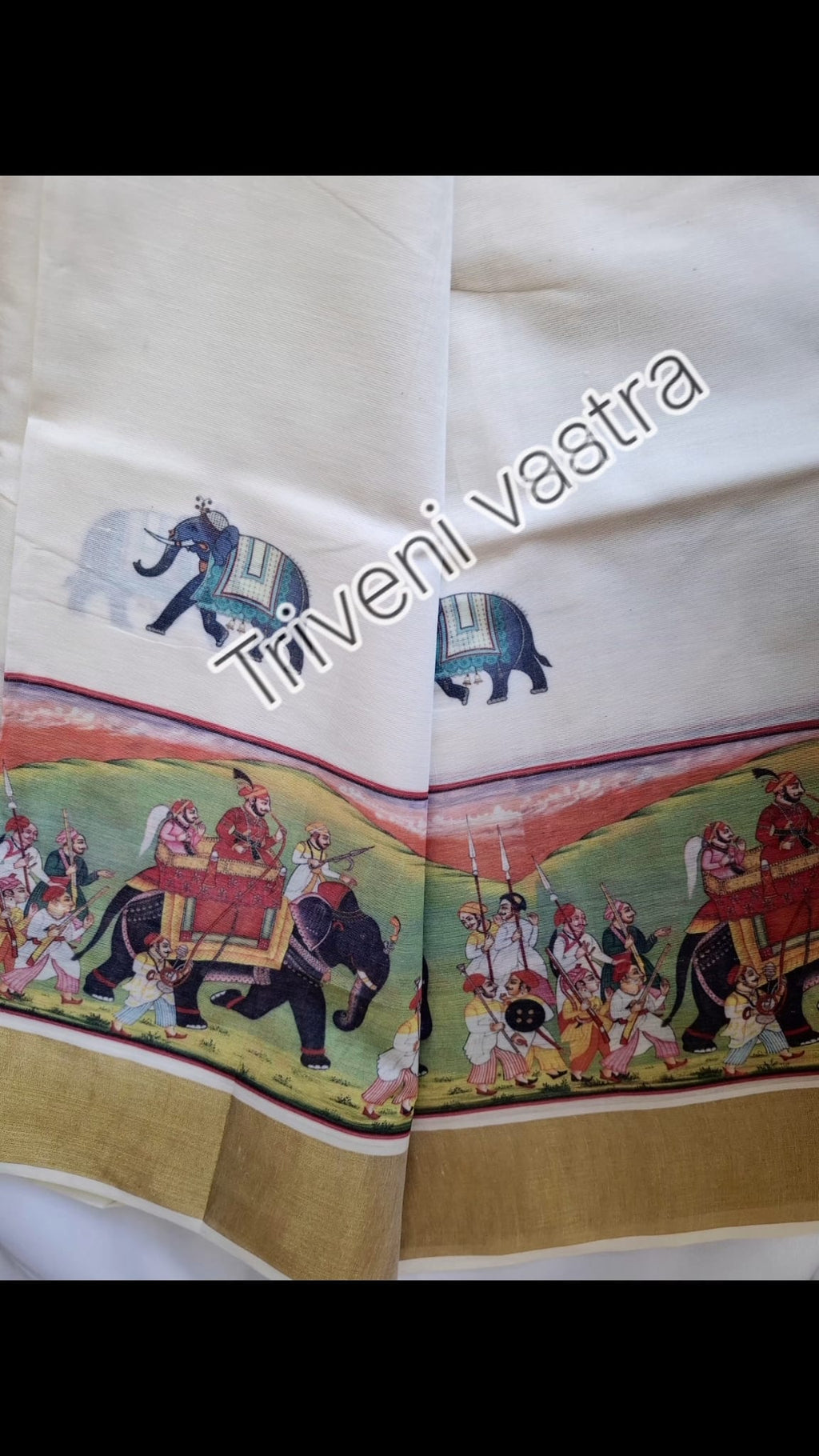 Settu saree with running blouse