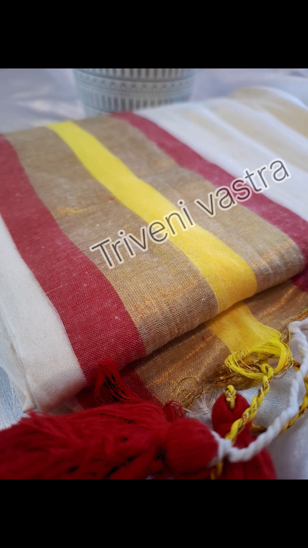 Munju Warrior inspired Mulcotton saree