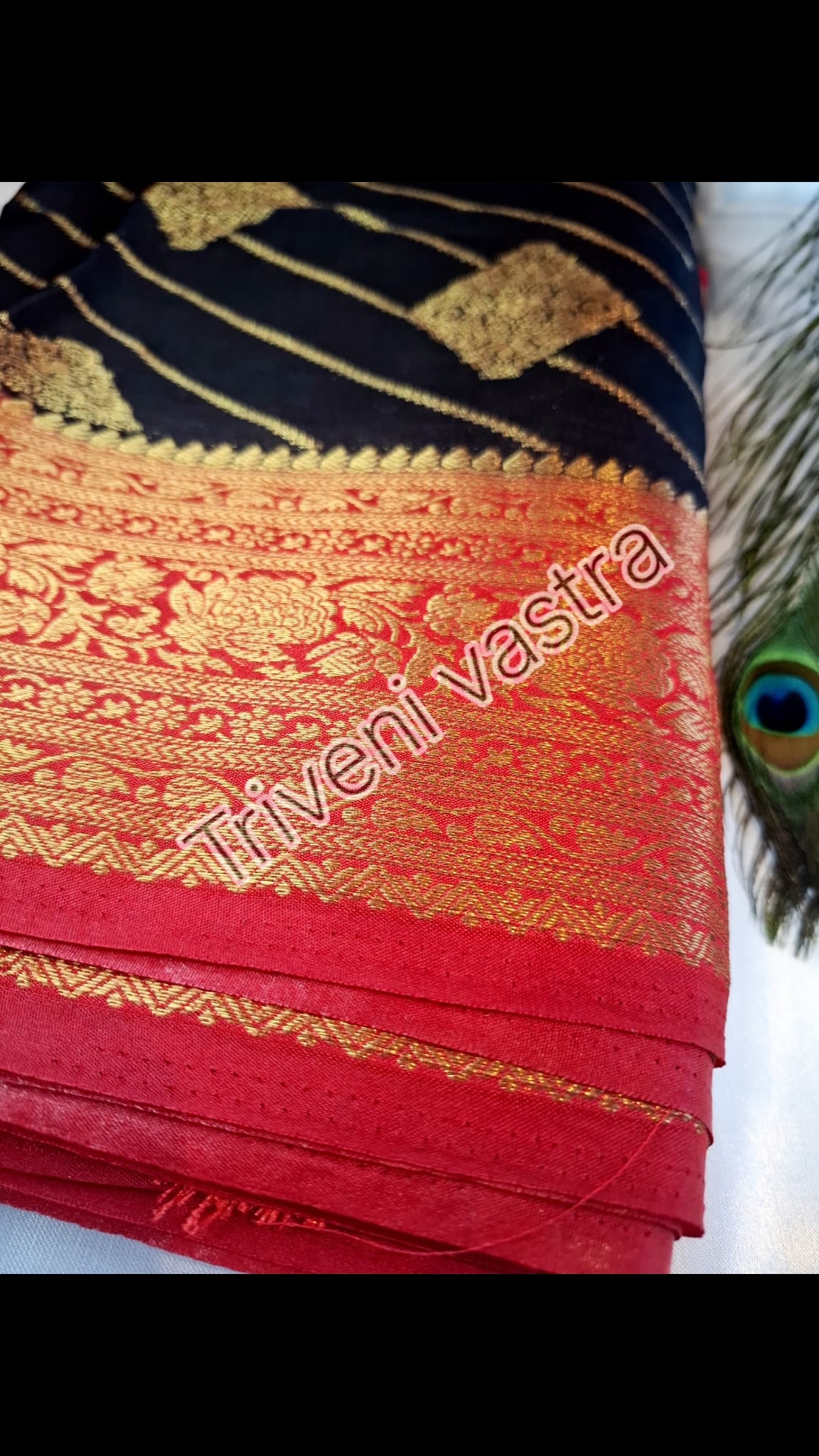Silk saree with running blouse