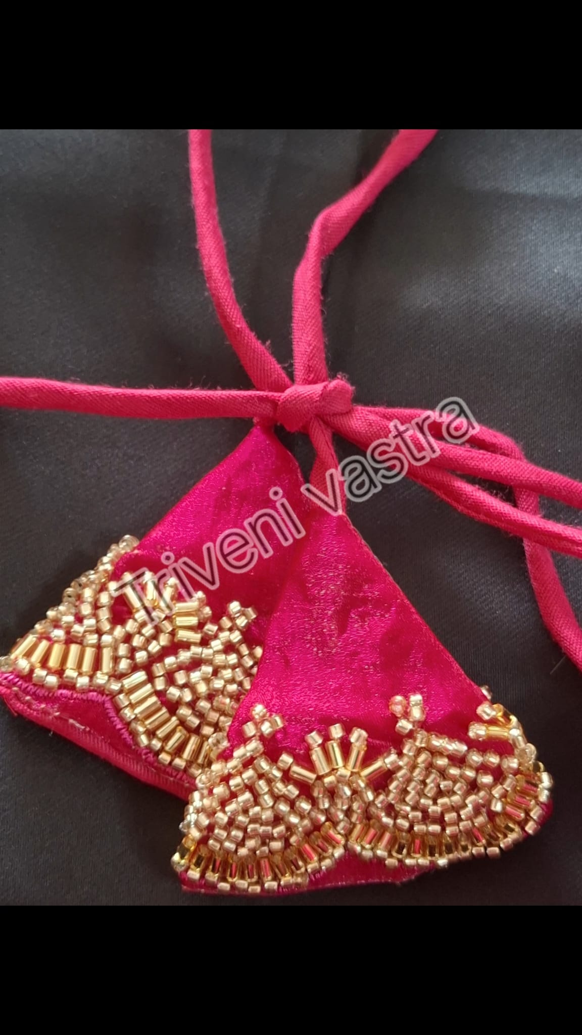 Designer Readymade blouse-Pink