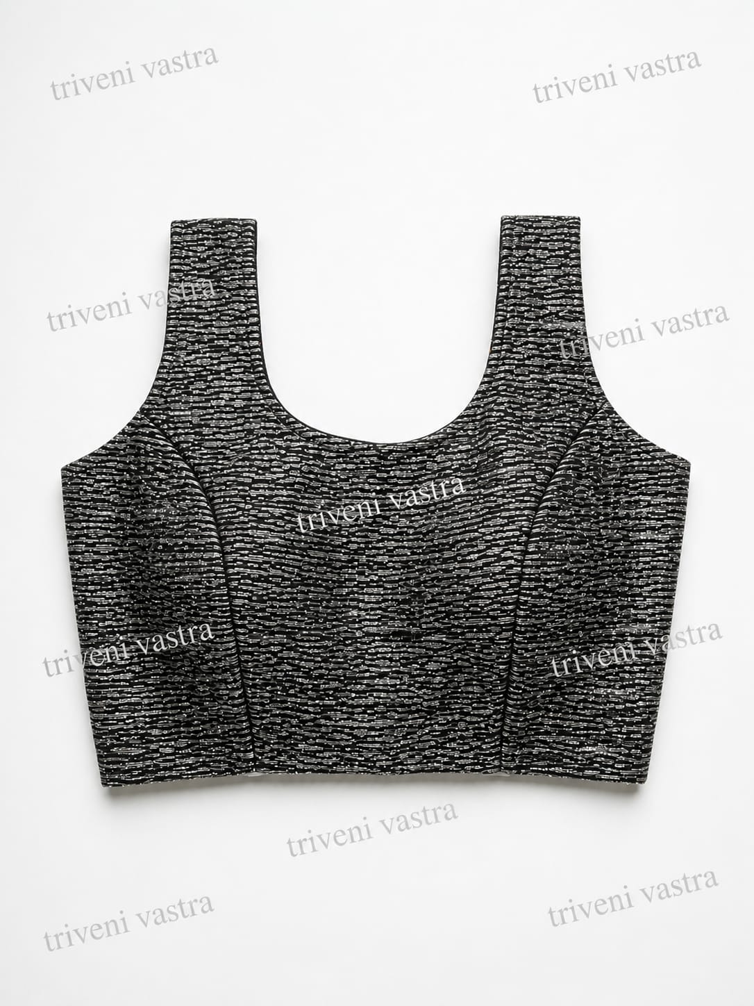 Designer readymade blouse - Black