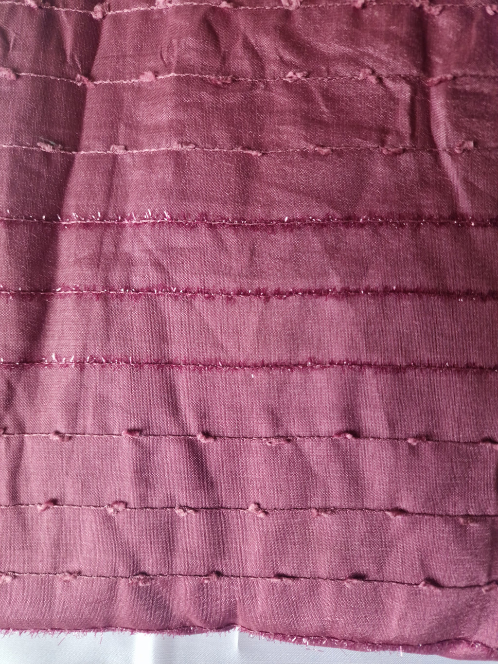 Vichitra silk saree - peach