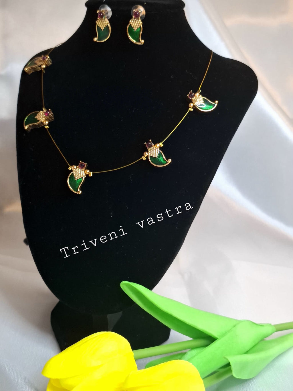 Traditional Palakka  necklace