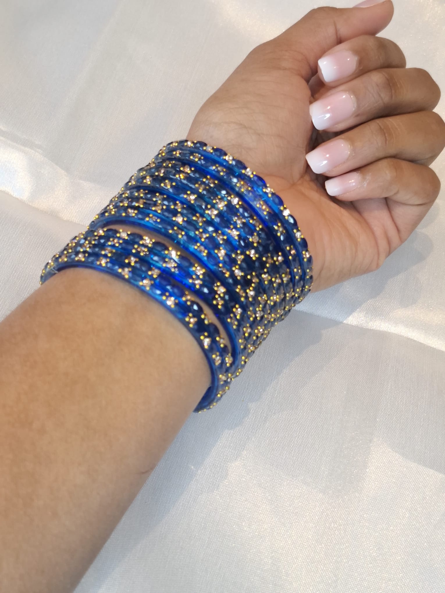 Glass bangles Blue