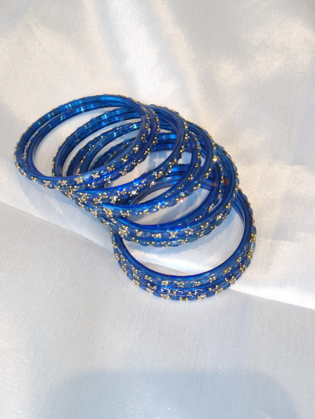 Glass bangles Blue