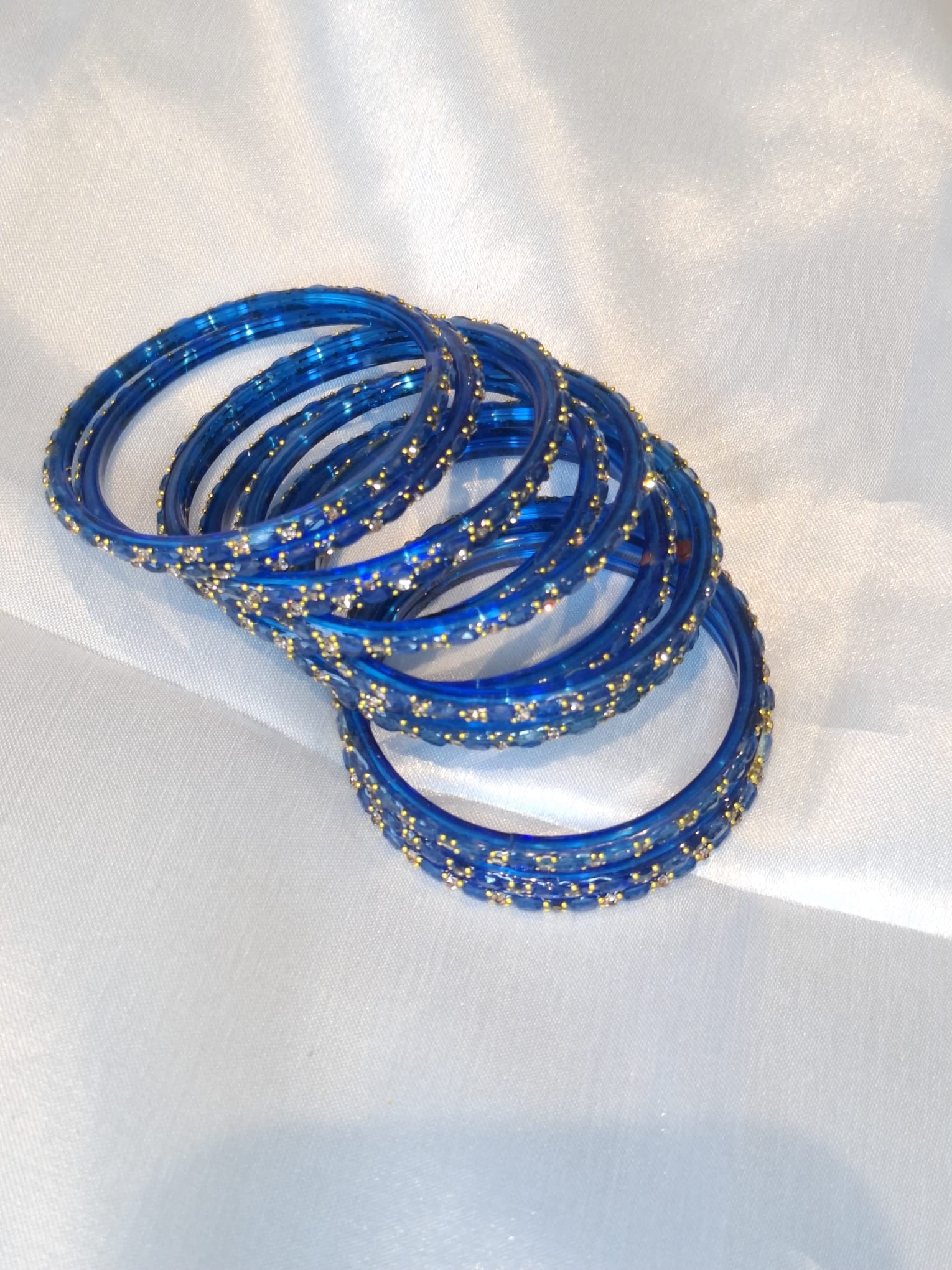 Glass bangles Blue