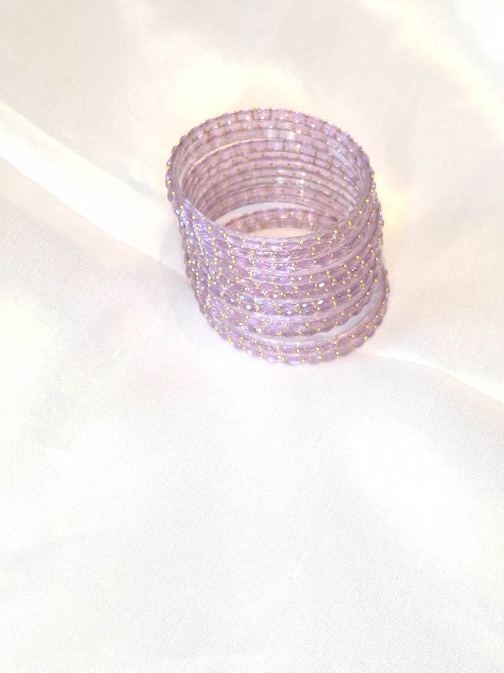 Glass bangles- Lavender/ purple