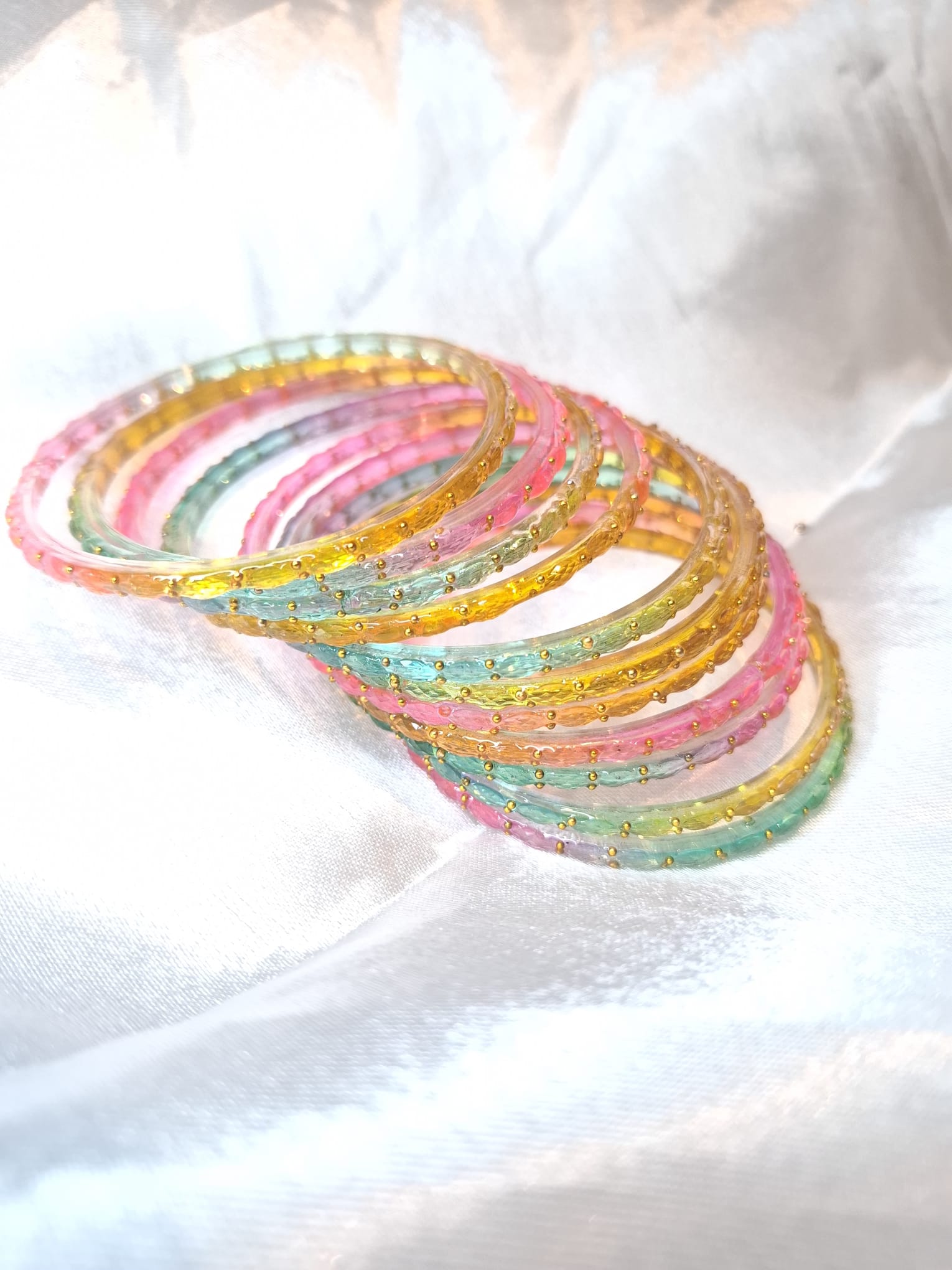 Glass bangles - Multicoloured