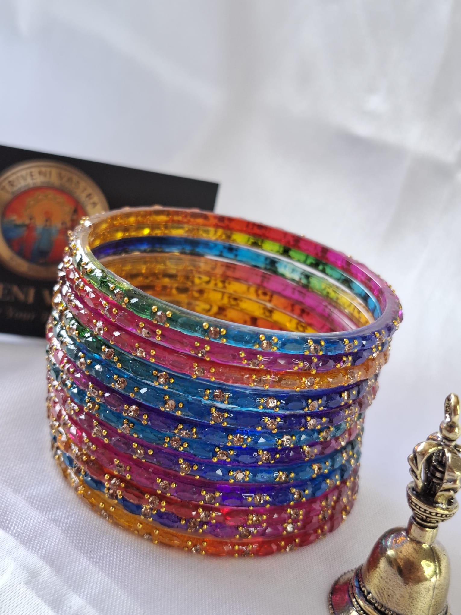 Glass bangles - Multicolour