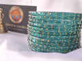 Glass bangless- Aqua Green