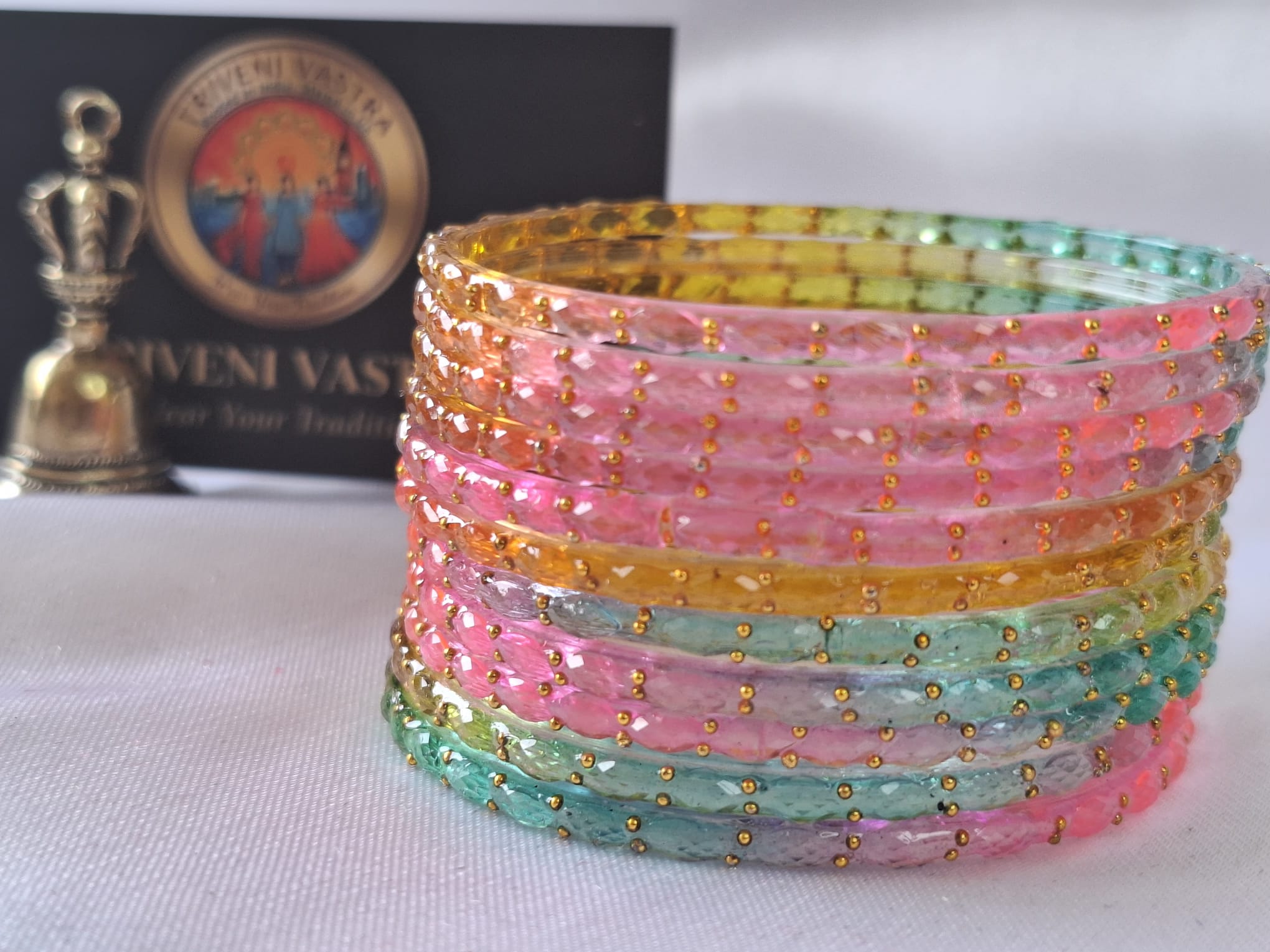 Glass bangles - Multicoloured