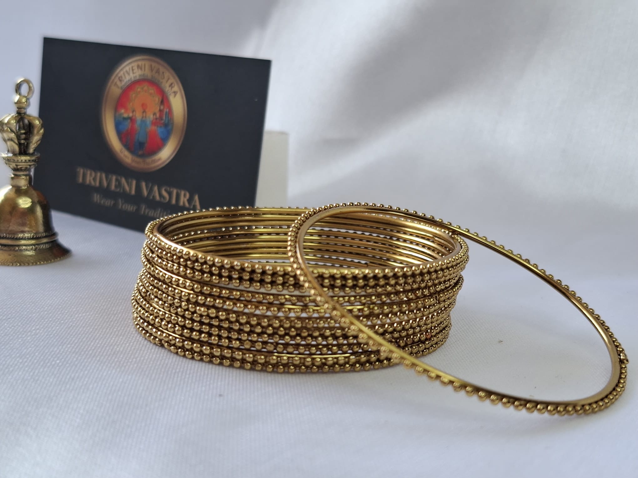 Metal Bangles - Golden