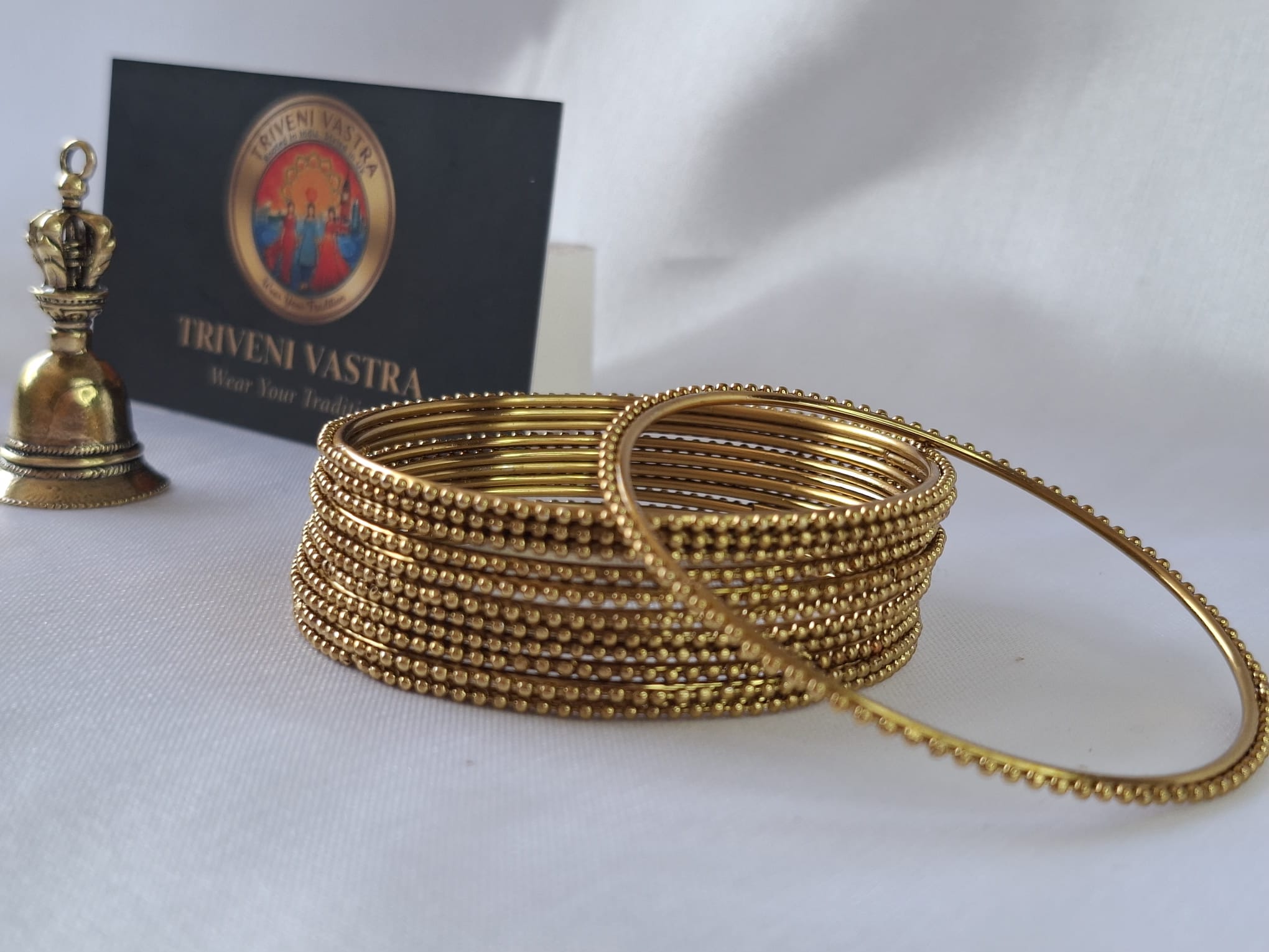 Metal Bangles - Golden