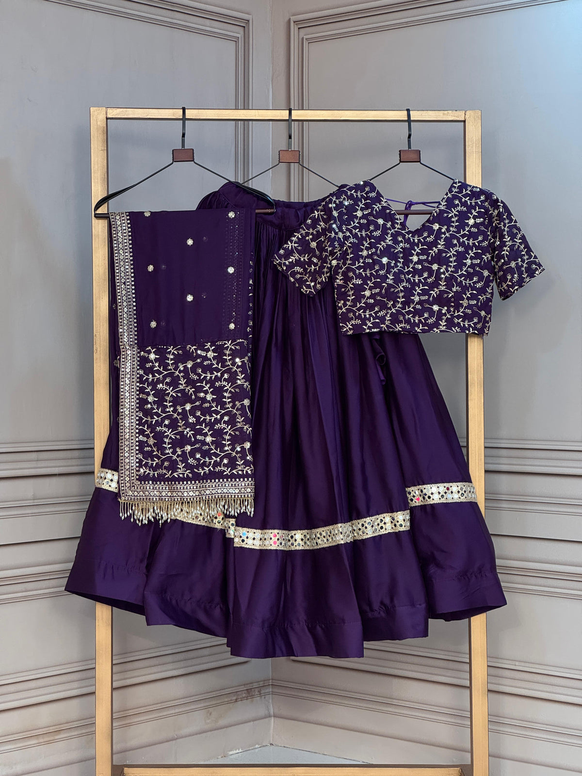 Premium Embroidered Lehenga Set. # Style 12