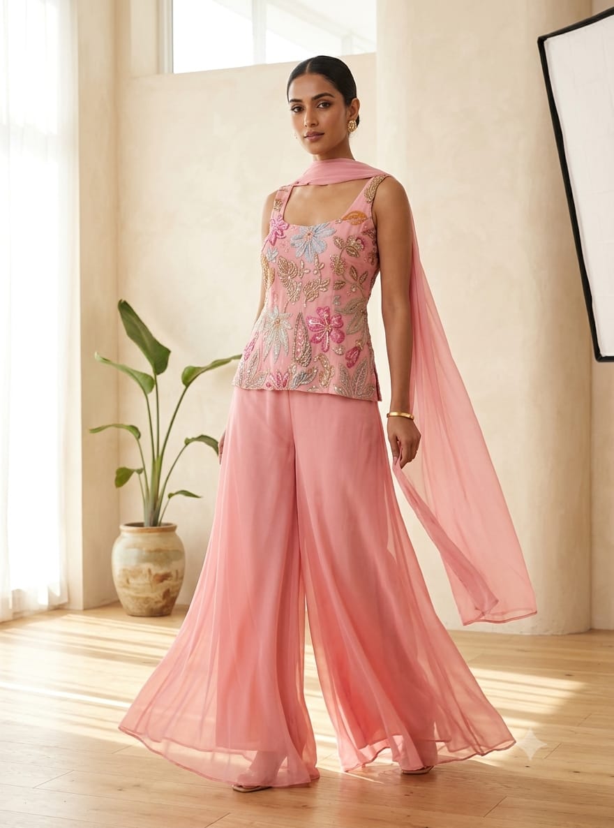 Premium Embroidered Lehenga Set. # Style 1