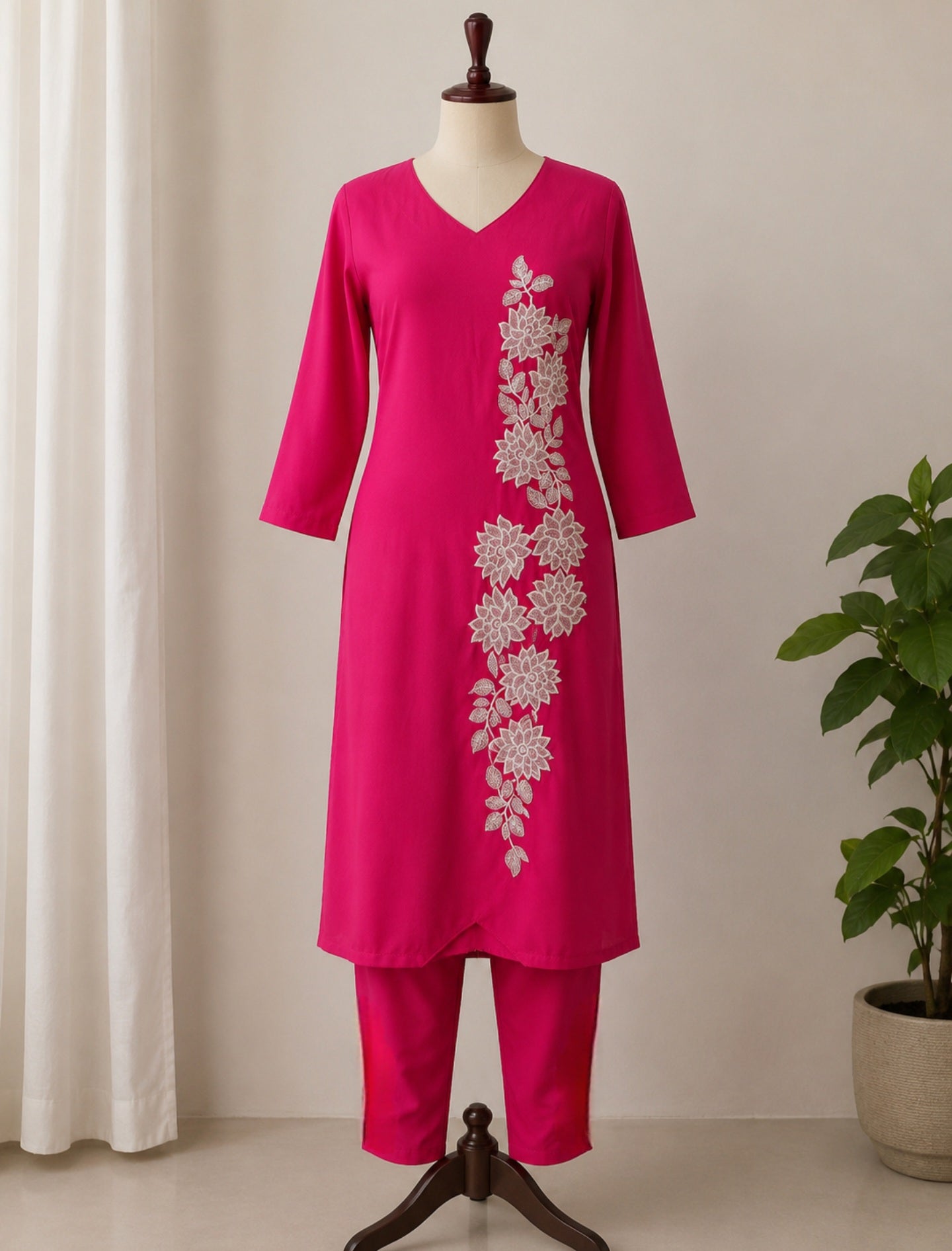 Kurthi pink