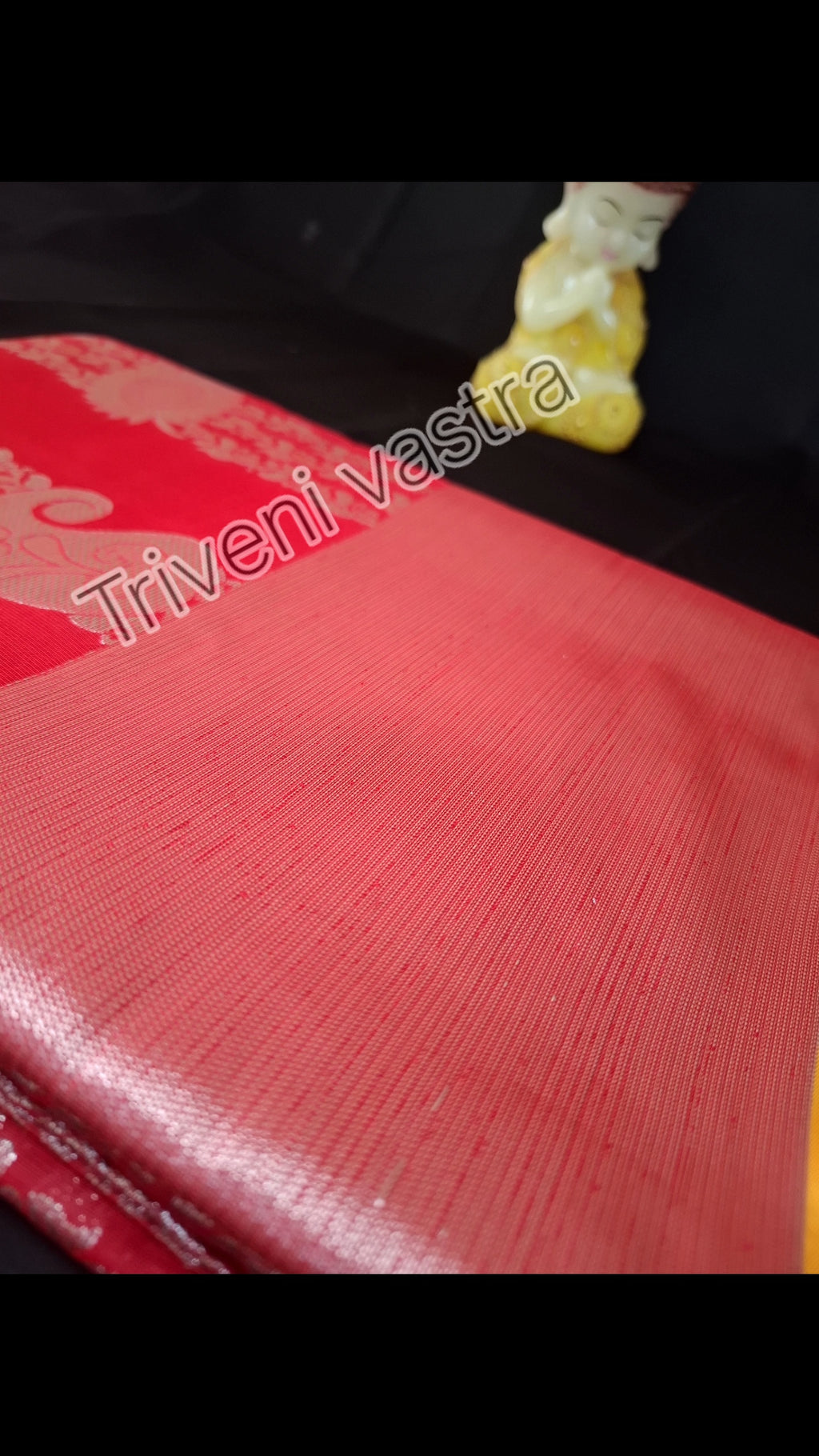 Rich red premium silk saree