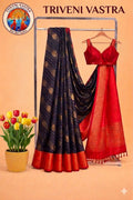 Silk saree with running blouse